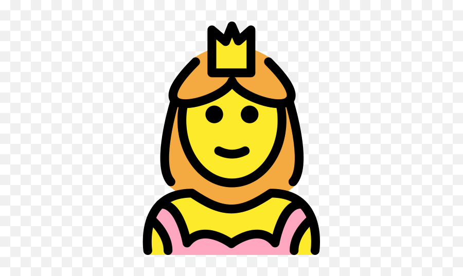 Princess - Cartoon Emoji,Princess Emoji