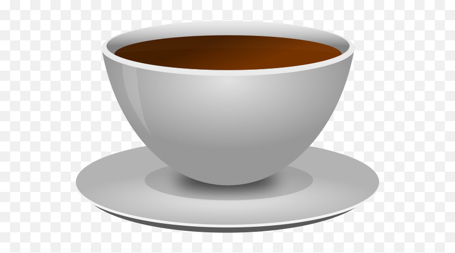 Vector Image Of Photorealistic Coffee Cup With A Saucer - 3d Coffee Cup Vector Emoji,Frog Tea Emoji