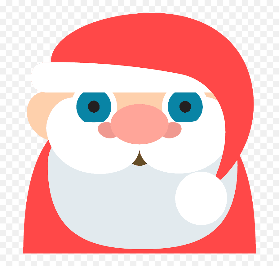 Santa Claus Emoji Clipart - Emoji,Santa Emoji Android