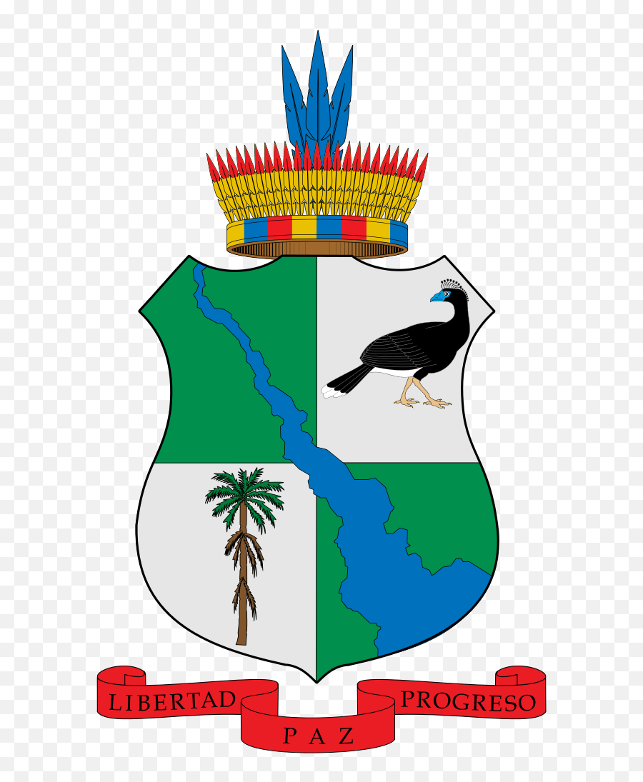 Escudo Del Caquetá - Escudo Del Caqueta Original Emoji,Palm Tree Emoji Png