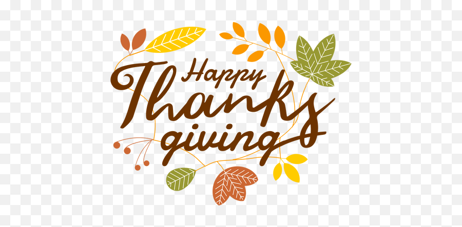 Happy Thanksgiving Logo Transparent Png - Happy Thanksgiving Transparent Emoji,Happy Thanksgiving Emoji