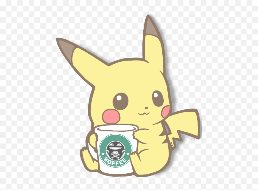 Pikachu Dump - Good Morning Pokemon Emoji,Starbucks Emoji Copy And Paste