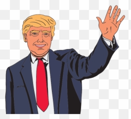 Donald Trump Cartoon - Cartoon Drawing Of Trump Emoji,Question Mark Emoji