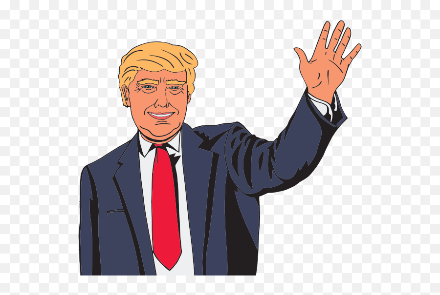 Donald Trump Cartoon - Cartoon Drawing Of Trump Emoji,Question Mark Emoji