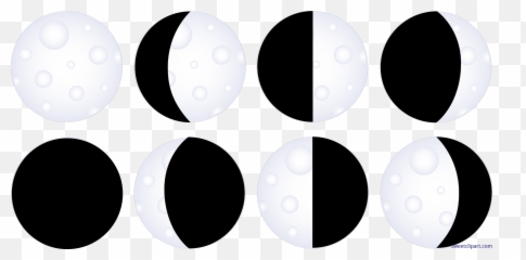 Clipart Moon Face Transparent - Phases Of The Emoji