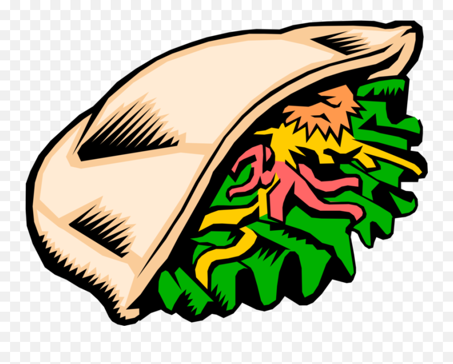 Pita Kebab Clip Art Clipart - Clip Art Emoji,Kebab Emoji