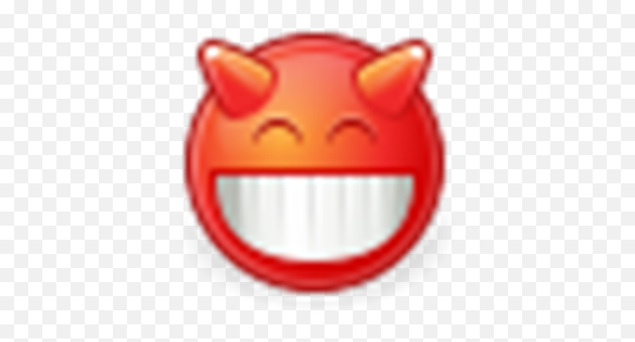 48px - Devilish Smiley Face Emoji,Gnome Emoticon