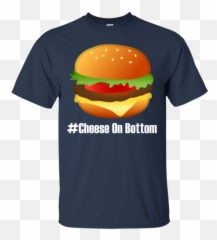 Google Emoji Hamburger Cheese On Bottom Emoji T Shirt - Pulp Fiction Virgin Mary Shirt,Google Cheeseburger Emoji