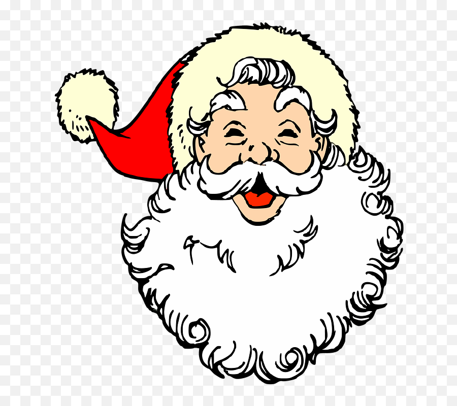 Santa Claus Merry Christmas - Drawing Cartoon Santa Claus Emoji,Merry Xmas Emoji