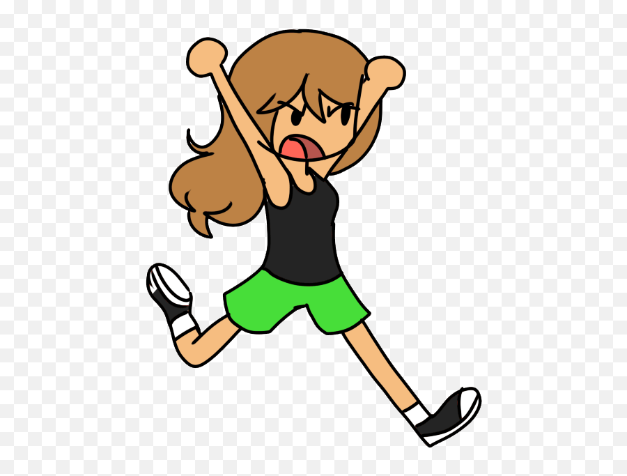 Clipart People Running Away - Animated Gif Running Transparent Emoji,Running Away Emoji