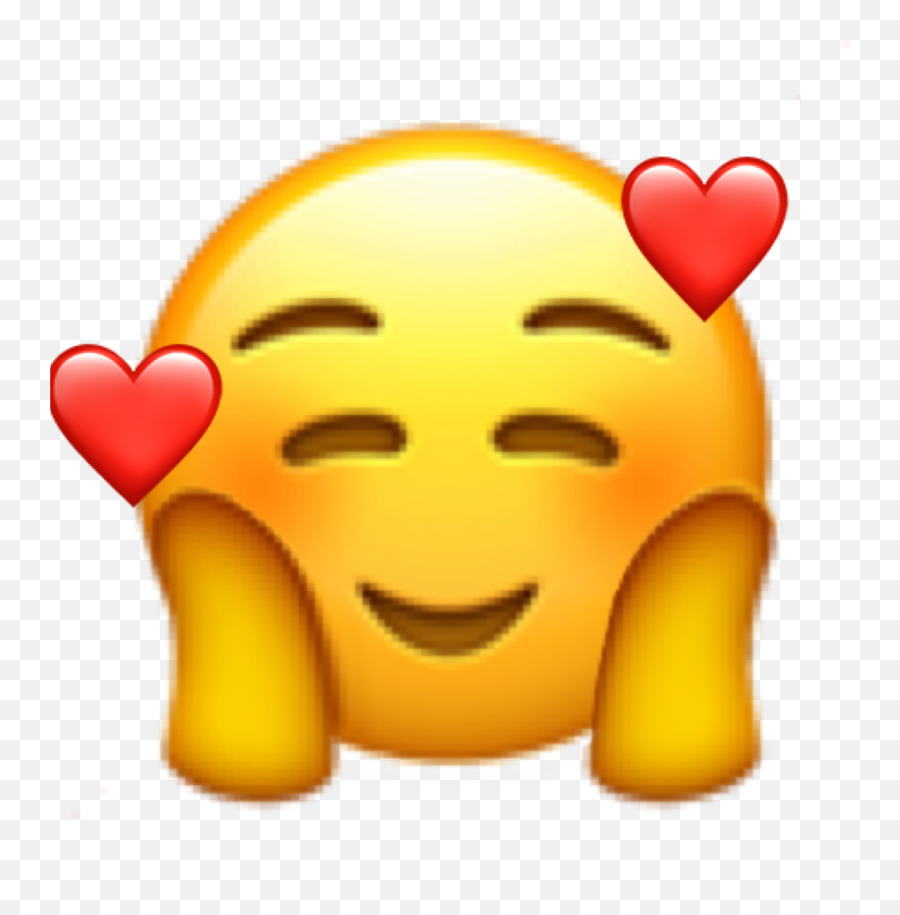 Emoji Emojistickers Emojisticker Emojim - Transparent Heart Face Emoji,Sweet Emoji