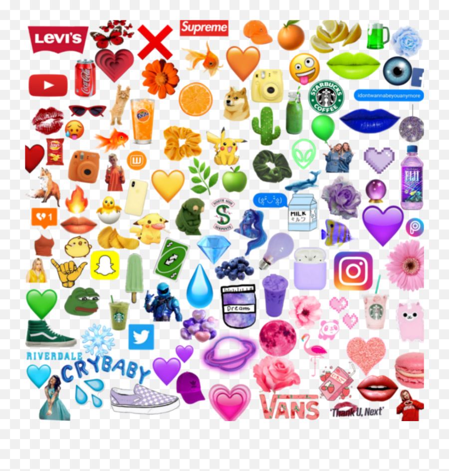 Rainbow Background Logo Instagram - Cute Backgrounds Tik Tok Emoji,What Are The Purple Emojis On Snapchat