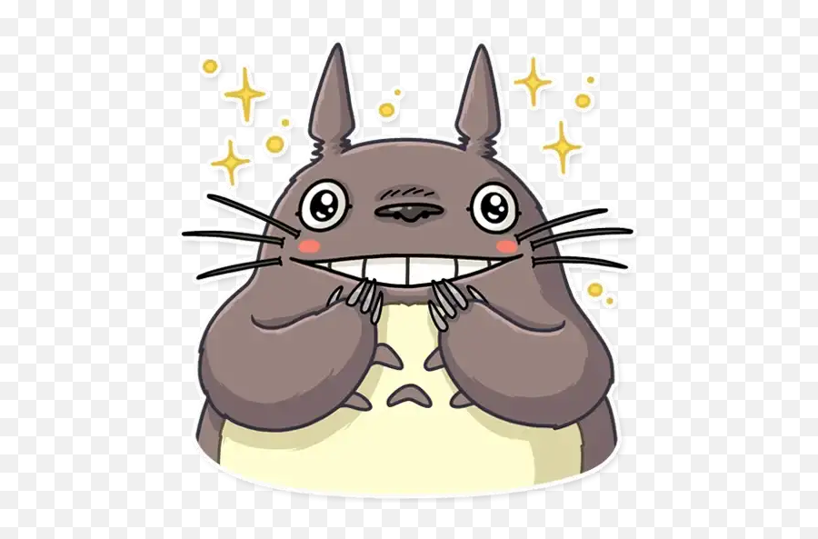 Totoro Stickers For Whatsapp - Whatsapp Sticker Emoji,Armadillo Emoji