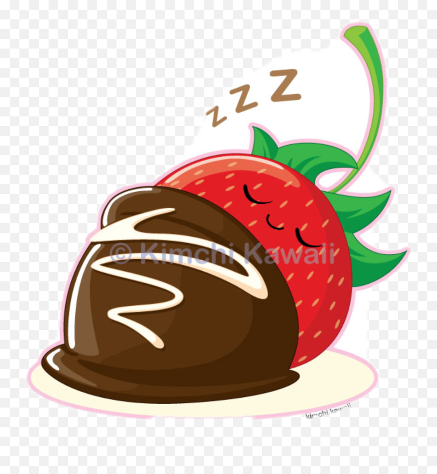 Scstrawberries Sticker By Alessia - Sweet Dreams Chocolate Strawberry Emoji,Kimchi Emoji