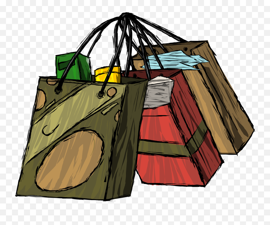 Grocery Clipart Plastic Shopping Bag Grocery Plastic - Shopping Bag Emoji,Shopping Bag Emoji