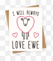 I Will Always Love Ewe Greeting Cards - Love Ewe Emoji,Ewe Emoji