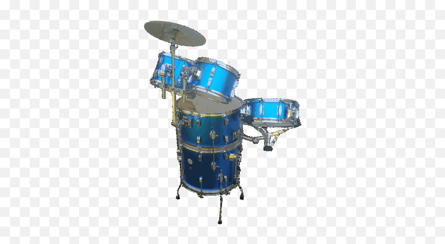 Drummer By Hen Papirman Dribbble Blue Drums - Lowgif All In One Drum Kit Emoji,Drums Emoji
