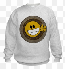 Smiley Peace Happy Face Sweatshirt Smiley Peace Happy Face - Funny Sign Language Merch Emoji,Peace Emoticon