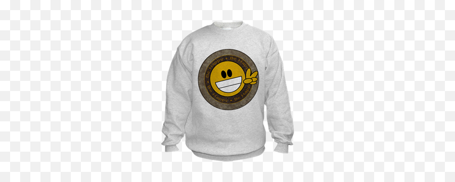 Smiley Peace Happy Face Sweatshirt Smiley Peace Happy Face - Funny Sign Language Merch Emoji,Peace Emoticon