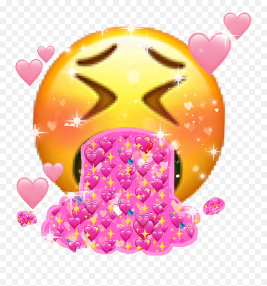 Emoji Love Crush Pink Feelings Falling - Gif Emoji Sucking An Eggplant,Falling Emoji