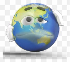 World Globe Earth Planet Sticker - Happy Emoji,Earth Emoticon