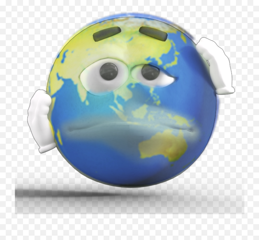 World Globe Earth Planet Sticker - Happy Emoji,Earth Emoticon