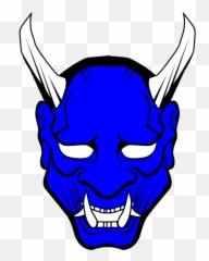 Demon Clipart Evil Mask Demon Evil - Japanese Devil Mask Png Emoji,Oni Emoji