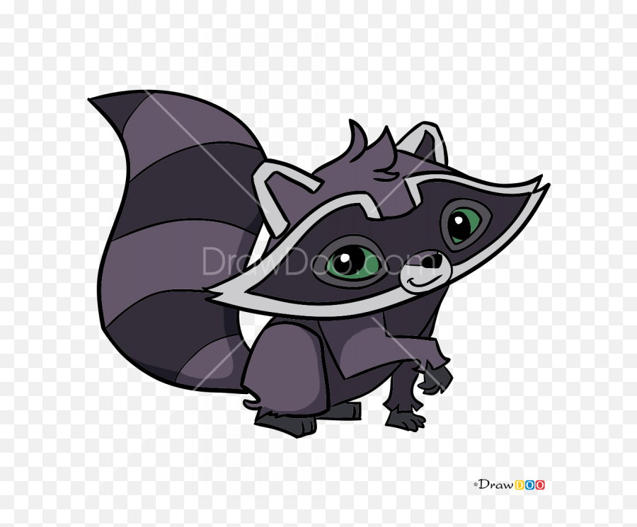 How To Draw Raccoon Animal Jam - Animal Jam Transparent Background Emoji,Raccoon Emoji