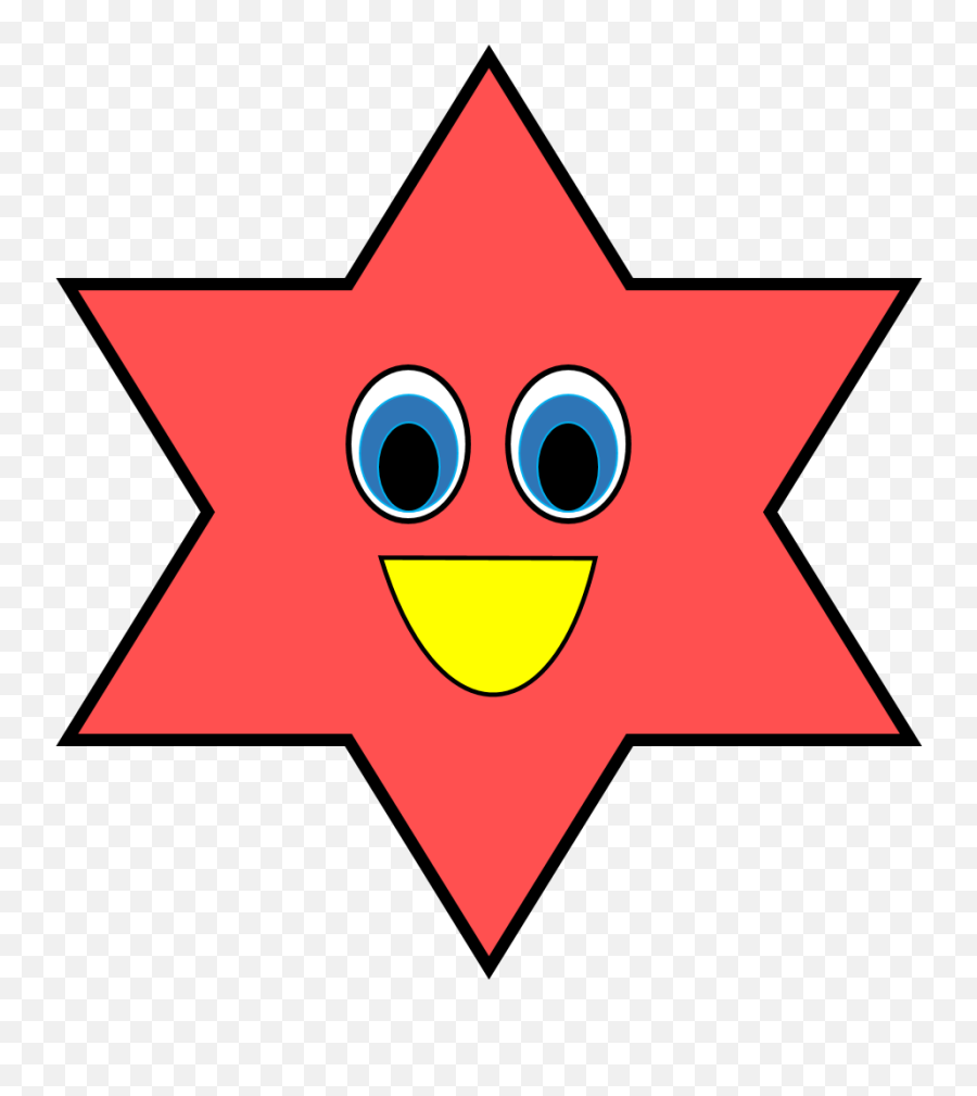 Smiley Clipart Shape Picture - Star Shape Cartoon Clipart Emoji,Emoji Shapes