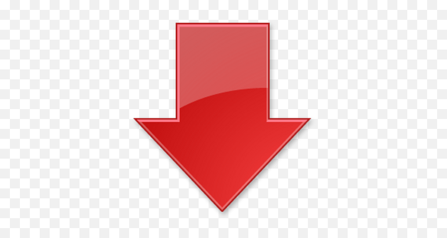 Red Down Arrow Transparent Png - Down Arrow Icon Emoji,Downward Arrow Emoji