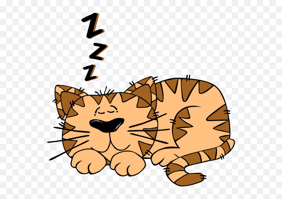 Sleeping Clipart Zzz Sleeping Zzz - Cat Sleeping Clipart Emoji,Cat And Zzz Emoji