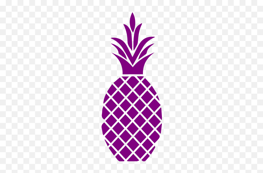 Purple Pineapple Icon - Garden Emoji,Pineapple Emoticon