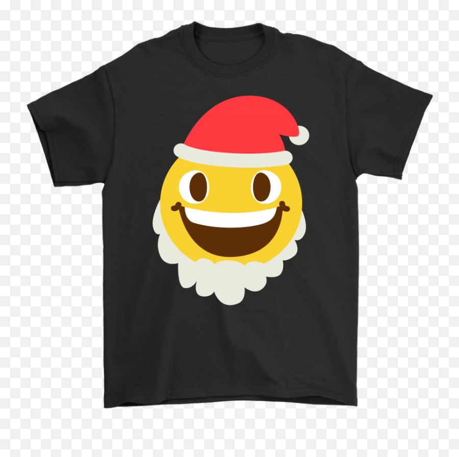 Cute Emoji Santa Claus Smile Shirts - Funny Minnesota Vikings Shirts,Gag Emoticon
