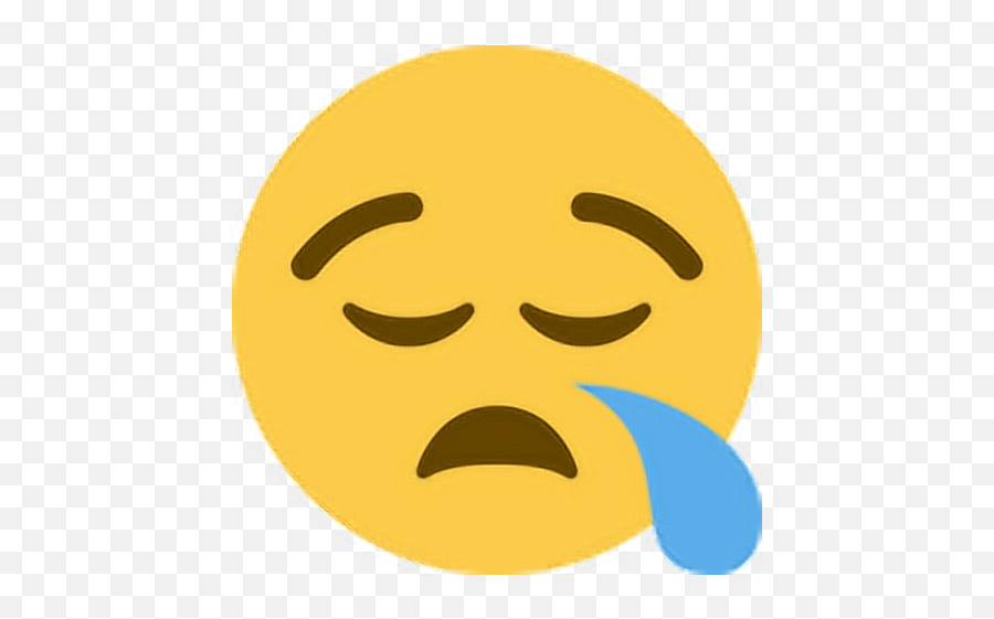Tsk Frown Unhappy Sad Upset Emoji Emoticon Face Express - Transparent Background Sleeping Emoji,Unhappy Emoji