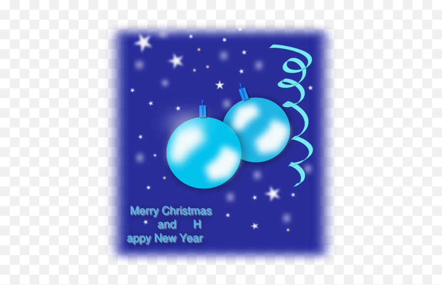 Christmas Card Vector Drawing - Christmas Ornament Emoji,Merry Xmas Emoji