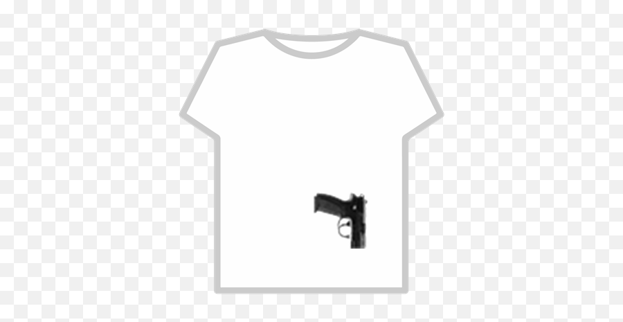 Holistered Gun - Roblox Glock T Shirt Emoji,Thinking Emoji Gun