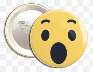 Boton - Facebook Reactions Wow Png Emoji