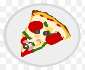 Pizza Food Italian - Cartoon Plate Of Png Emoji