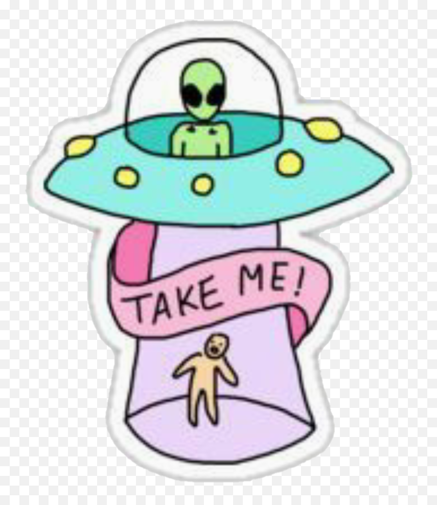 Ufo Clipart Colorful Ufo Colorful Transparent Free For - Cartoon Alien In Ufo Emoji,Ufo Emoji