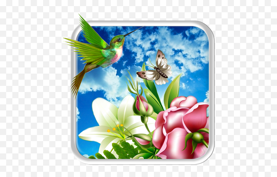 Windmill 2d Live Wallpaper - Google Playstore Revenue Background Flowers Rose Emoji,Hummingbird Emoji
