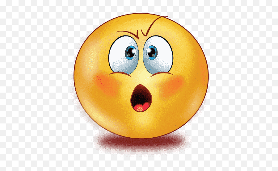 Whatsapp Shocked Emoji Png Clipart - Smiley,Emoji Shocked Face