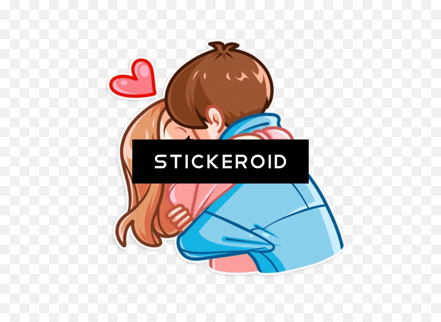 Download Hugs Kissing Love Relationship - Duke Nukem Romantic Hug Love Stickers Emoji,Emoji Hugs And Kisses