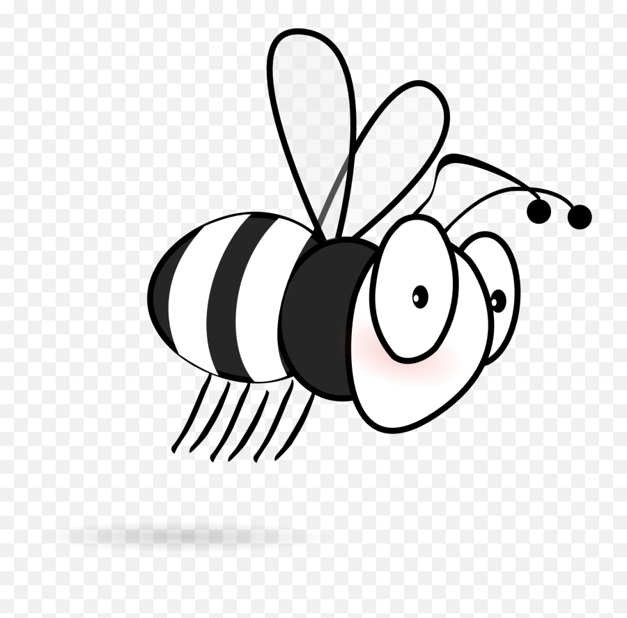 Clipart Of Zip Bee And Membrane - Png Download Full Size Cartoon Bee Emoji,Honey Bee Emoji