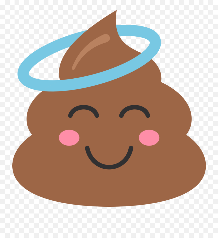 Angel Poop Clipart - Clip Art Emoji,Emoji Angel