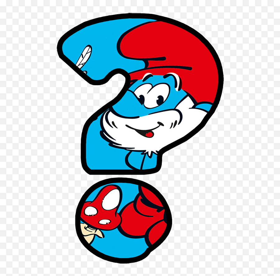 Zeichen - Sign Symbol Fragezeichen Question Mark Smurf Alphabet Letters Emoji,Question Mark Emoticon