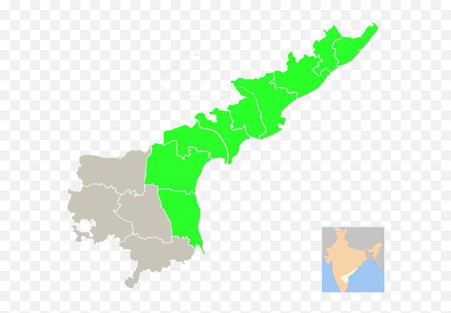Coastal Andhra In Andhra Pradesh - Andhra Pradesh Coastal Map Emoji,Octopus Emoji