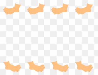Clipart Beach Foot Transparent - Body Parts Frame Emoji