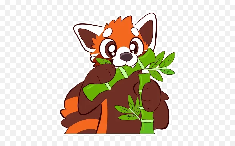 Pand Whatsapp Stickers - Stickers Cloud Red Panda Stickers Whatsapp Emoji,Red Panda Emoji