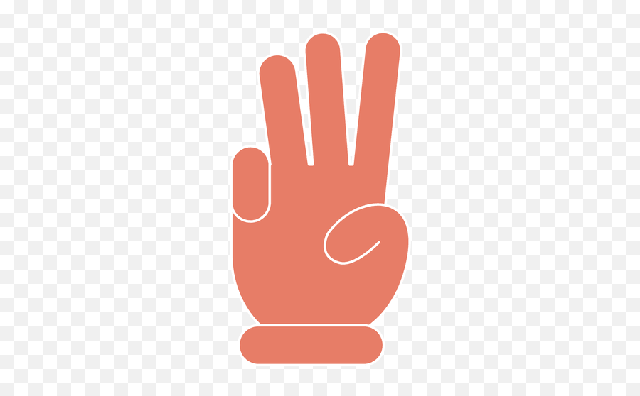 Fingers Hand Three - Tres Png Emoji,Three Finger Emoji