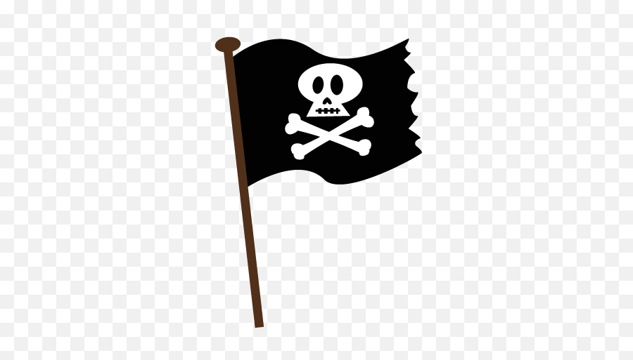 Pirate Flag Clipart - Pirate Flag Transparent Background Emoji,Pirate F...